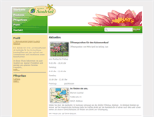 Tablet Screenshot of blumen-saaletal.de